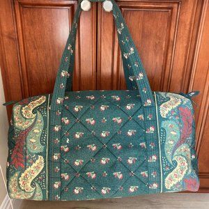 Pierre Deux Quilted Green French Country Bag
